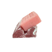 Porte savon "Neptune" teinté rouge 